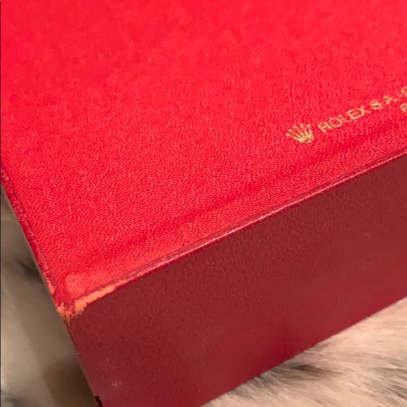 Vintage Red Leather Rolex Case - Picture 4 of 4